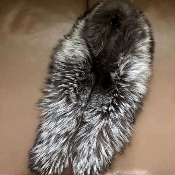 Real Fox Fur Fill Down Winter Coat - Picture 6 of 11
